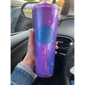 Starbucks Summer 2022 Wisteria Purple Kaleidoscope Dome Venti Tumbler